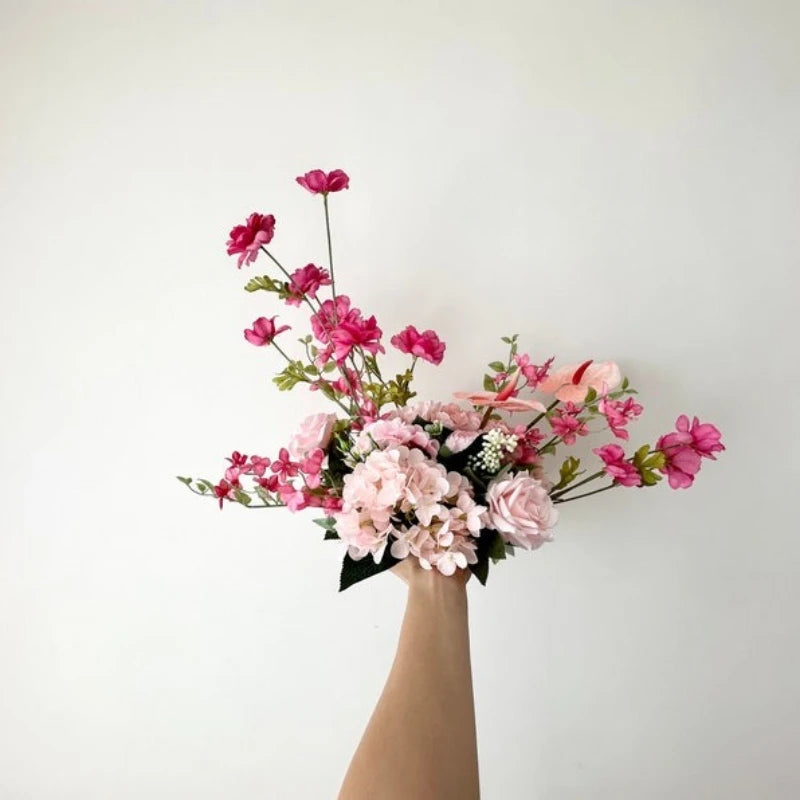 Composition Florale Arche Mariage Rose Poudré — vue 4