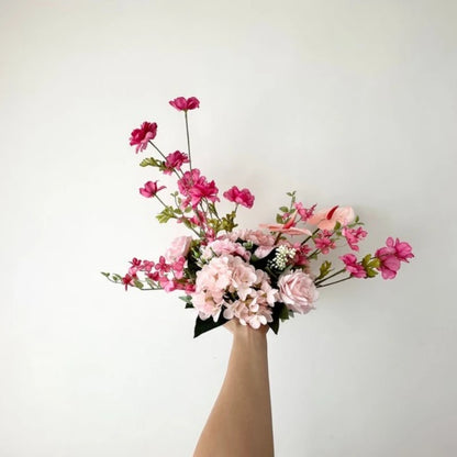 Composition Florale Arche Mariage Rose Poudré — vue 4