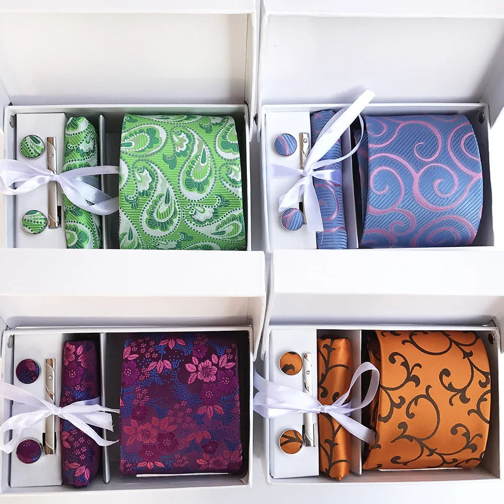 Coffret Cadeau Cravate Mariage Fleurie — vue 4