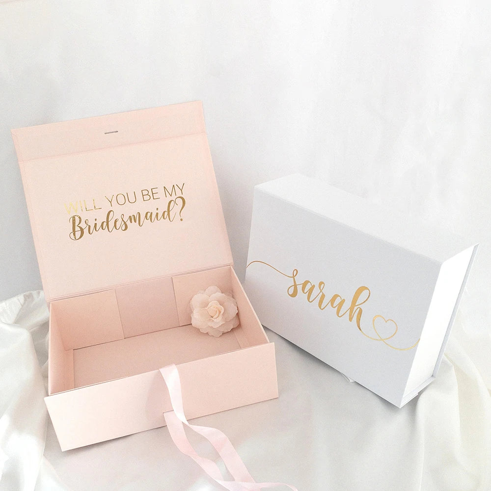 Coffret cadeau mariage personnalisé demoiselle d'honneur