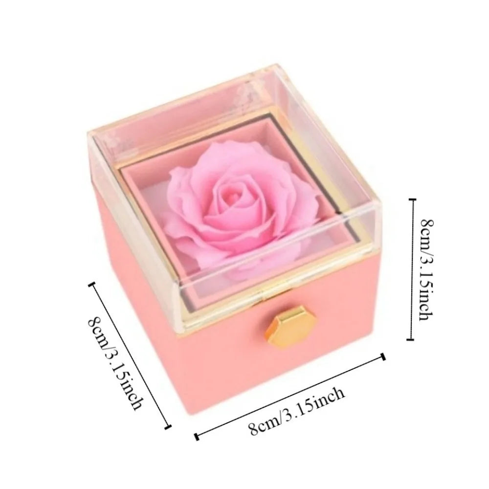 Boîte alliance rose rotative — vue 5