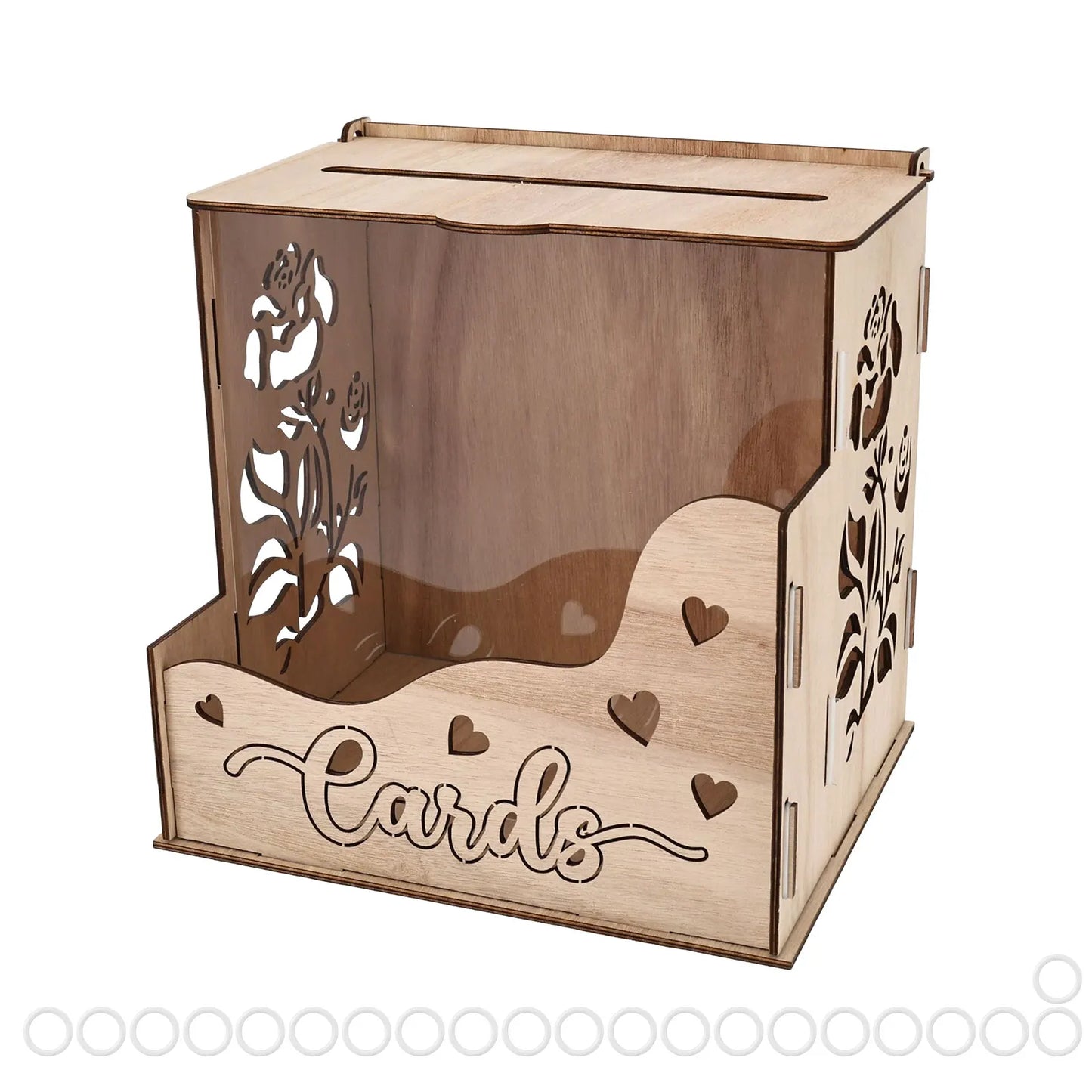 Urne mariage bois fenêtre et jardinière