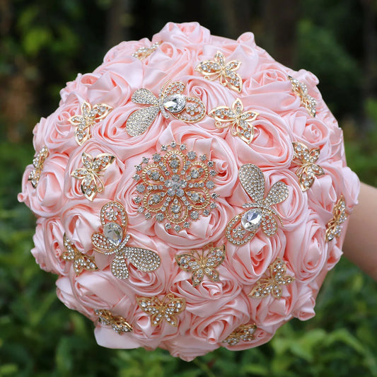 Bouquet de Mariée Broche Perles