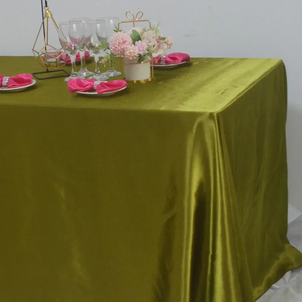 Nappe Satin Mariage Réutilisable