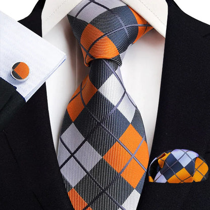 Cravate Mariage Jacquard Trois Pièces — vue 7