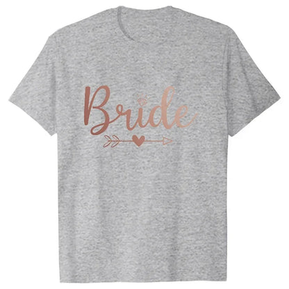 T-shirt EVJF cortège rose gold