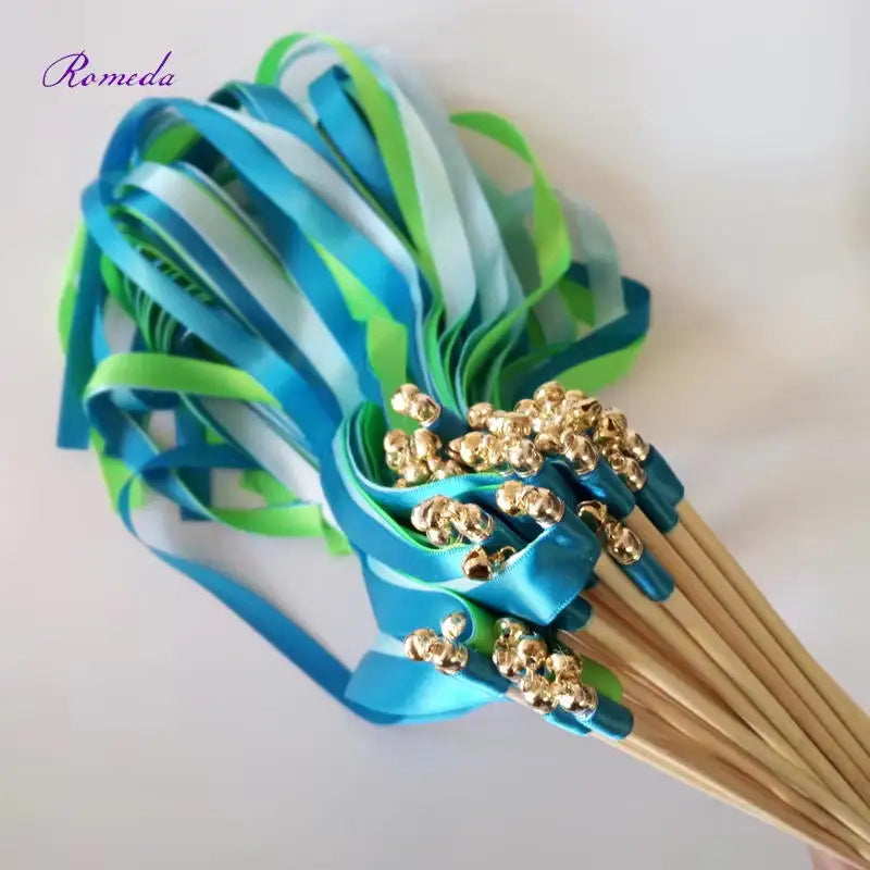 Baguettes ruban mariage satin bicolore
