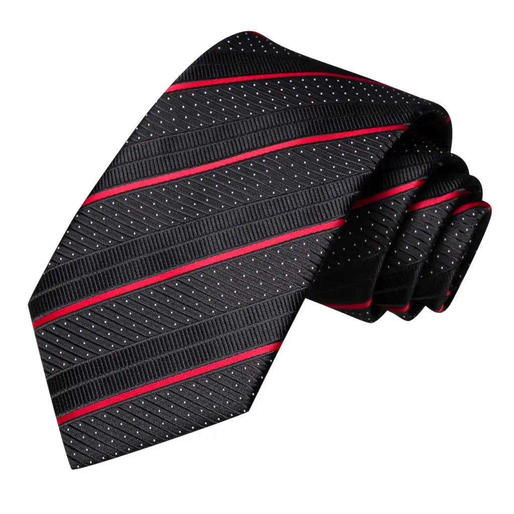 Coffret Cravate Mariage Homme avec Pochette et Manchettes