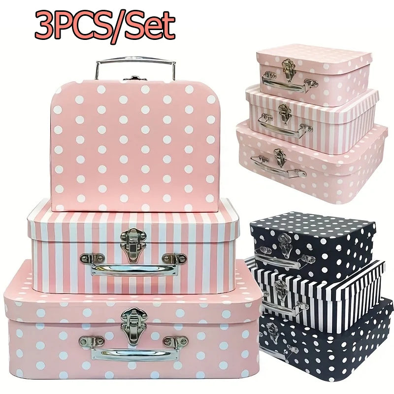 Urne Mariage Valise Vintage Trio