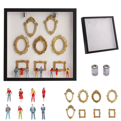 Boîte Souvenir Mariage Vitrine Miniature