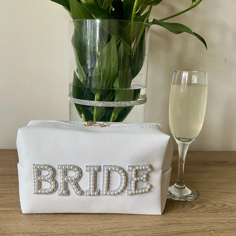 Trousse de Toilette Mariage Perlée