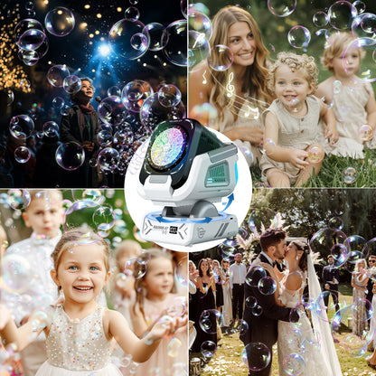 Machine à bulles mariage lumineuse télécommandée
