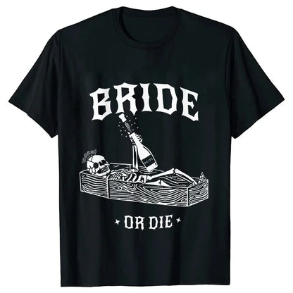 T-shirt EVJF Halloween Bride or Die
