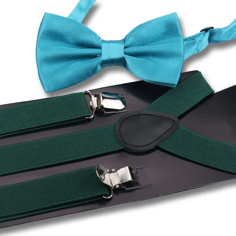 Ensemble bretelles et nœud papillon mariage — vue 2