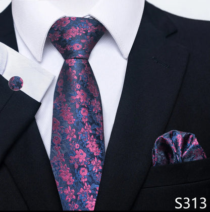 Coffret cravate mariage homme et pochette