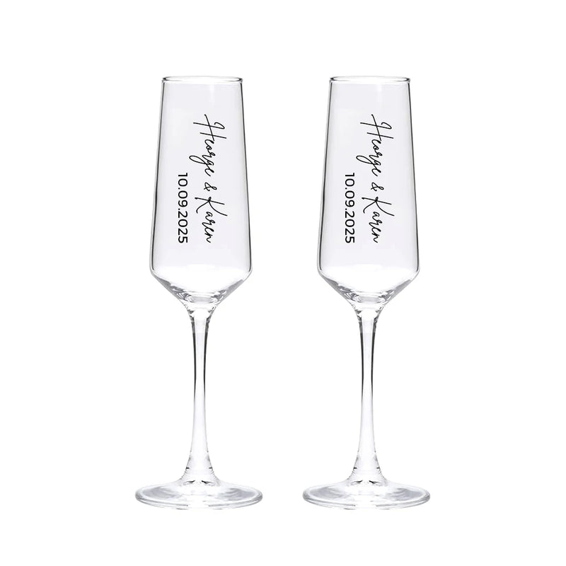 Flûte Champagne Mariage Gravée Personnalisée — vue 11
