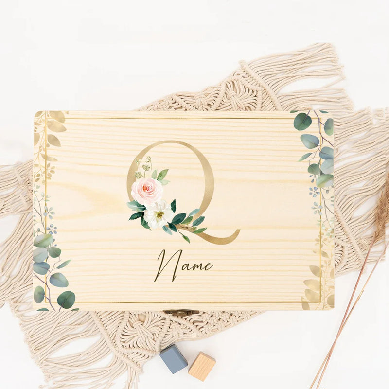 Boîte souvenir mariage initiale personnalisée — vue 26