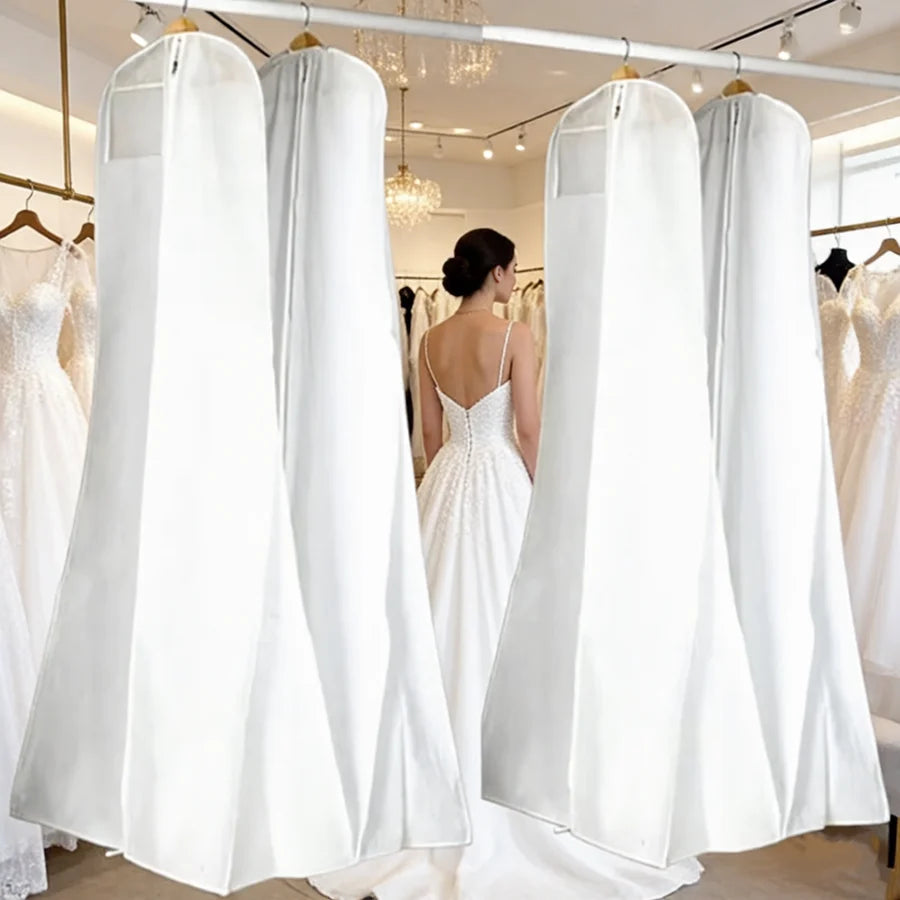 Housse robe de mariée en coton — vue 3