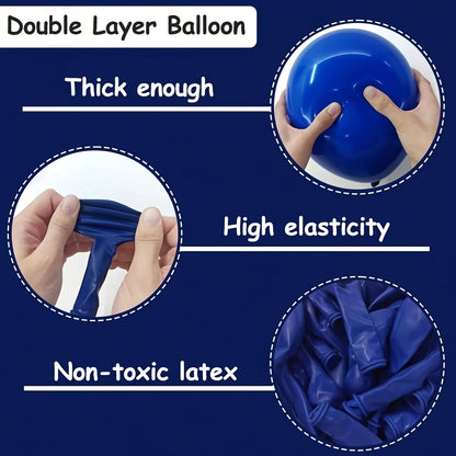 Kit Arche Ballon Mariage Bleu Roi — vue 6