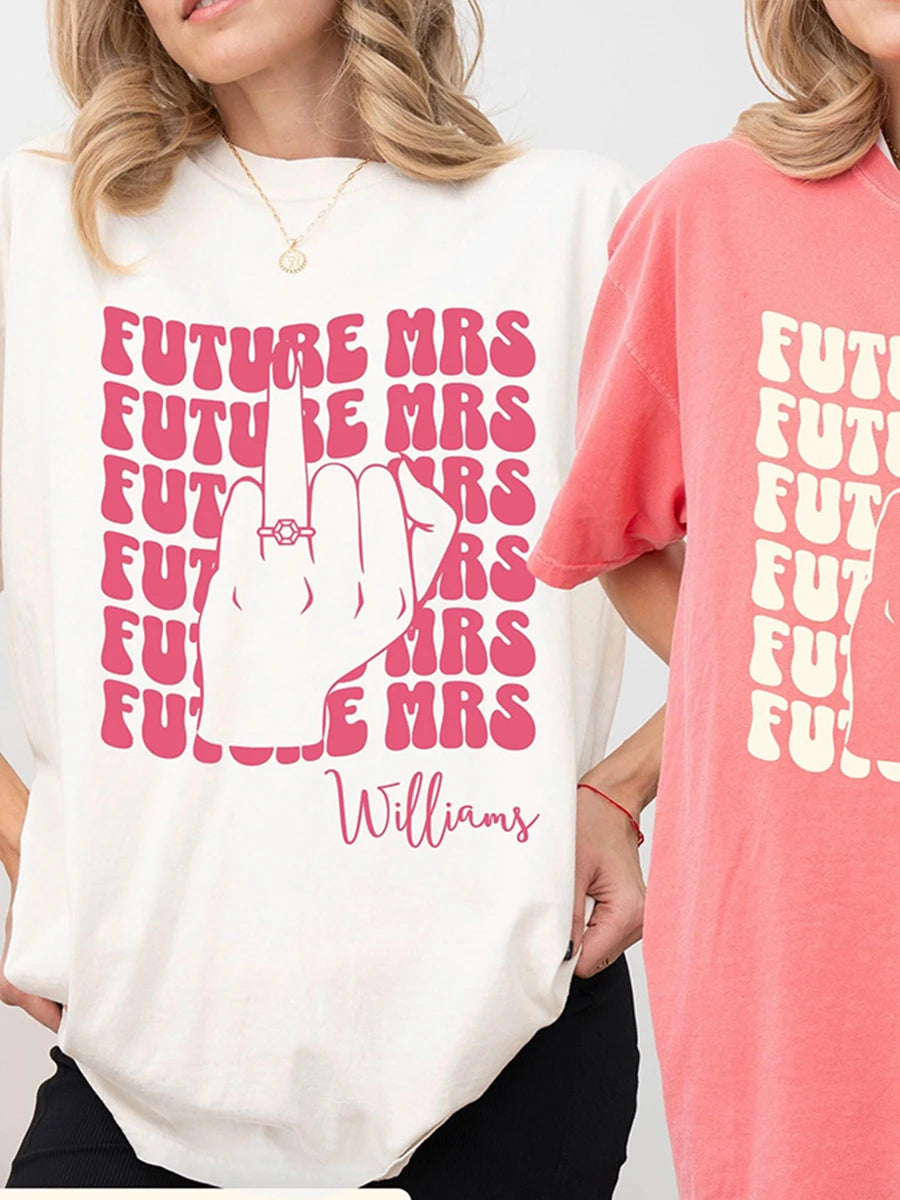 T-shirt EVJF Personnalisé Future Mrs
