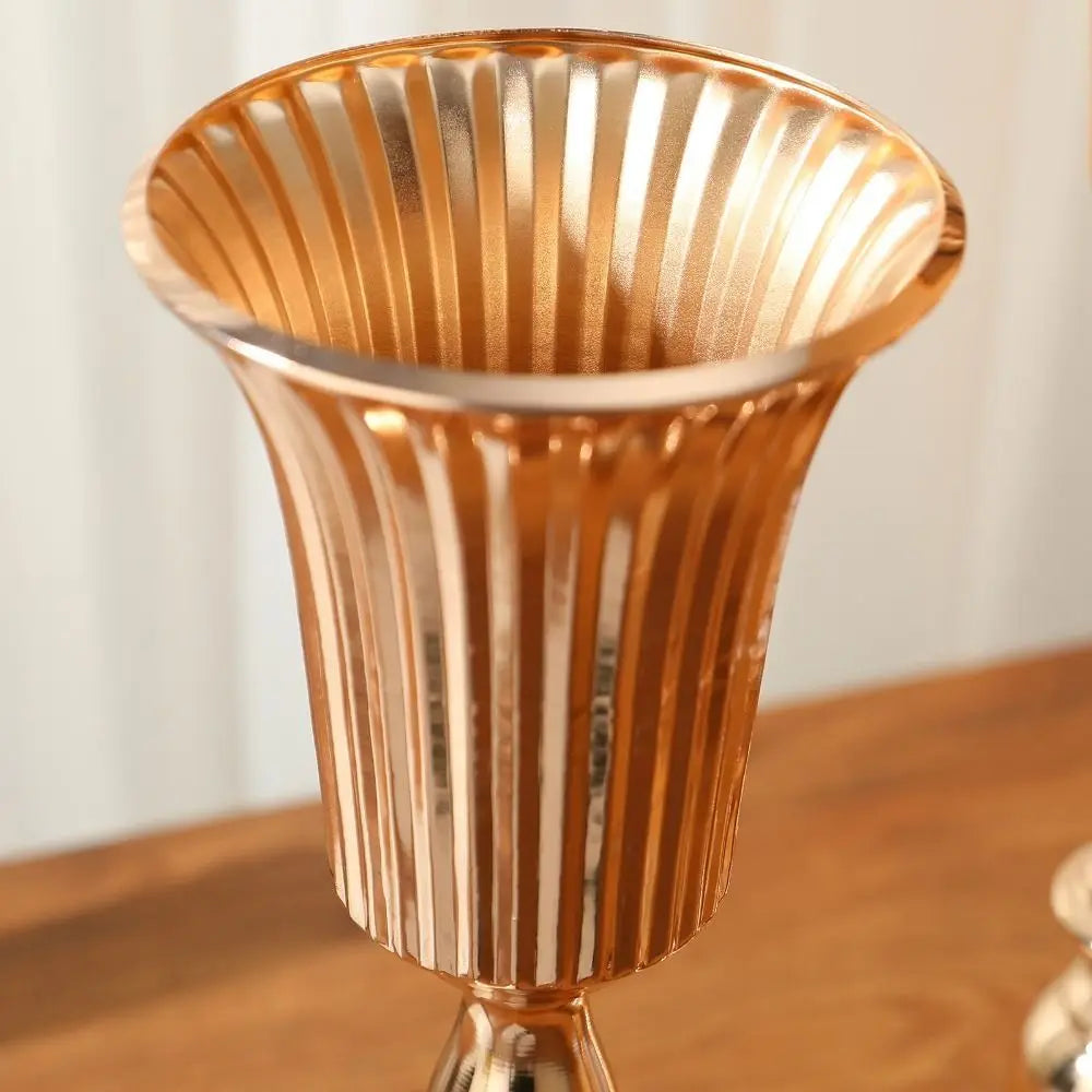 Vase Doré Centre de Table Mariage — vue 4