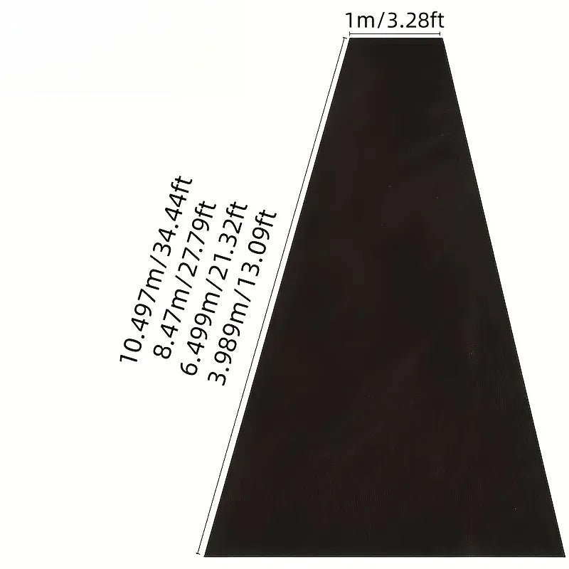 Chemin d'allée mariage noir effet velours