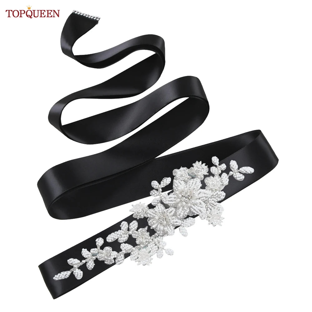 Ceinture robe de mariée perles strass