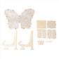 Livre d'or mariage original cadre papillons bois