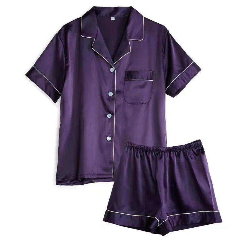 Pyjama Satin Assorti Demoiselles d'Honneur
