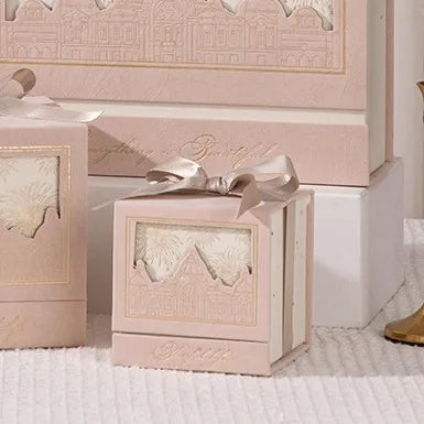 Coffret cadeau mariage avec carte de vœux