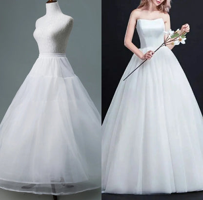 Jupon Mariée sans Cerceau en Tulle