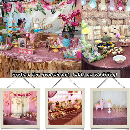 Nappe Ronde à Sequins Mariage — vue 5