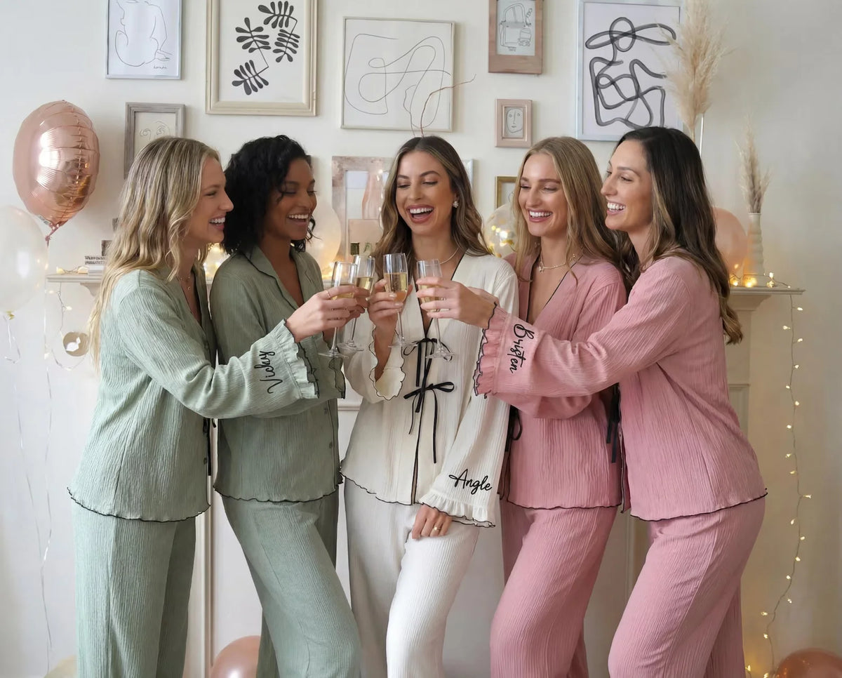 Pyjama Brodé Demoiselle d'Honneur Personnalisé