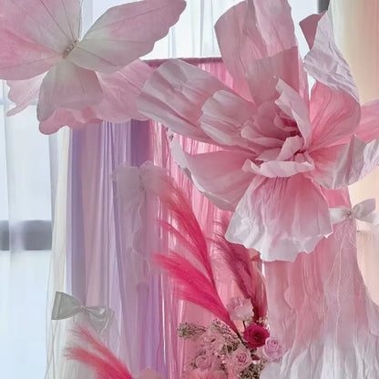 Fleur Géante Papier Iris Mariage