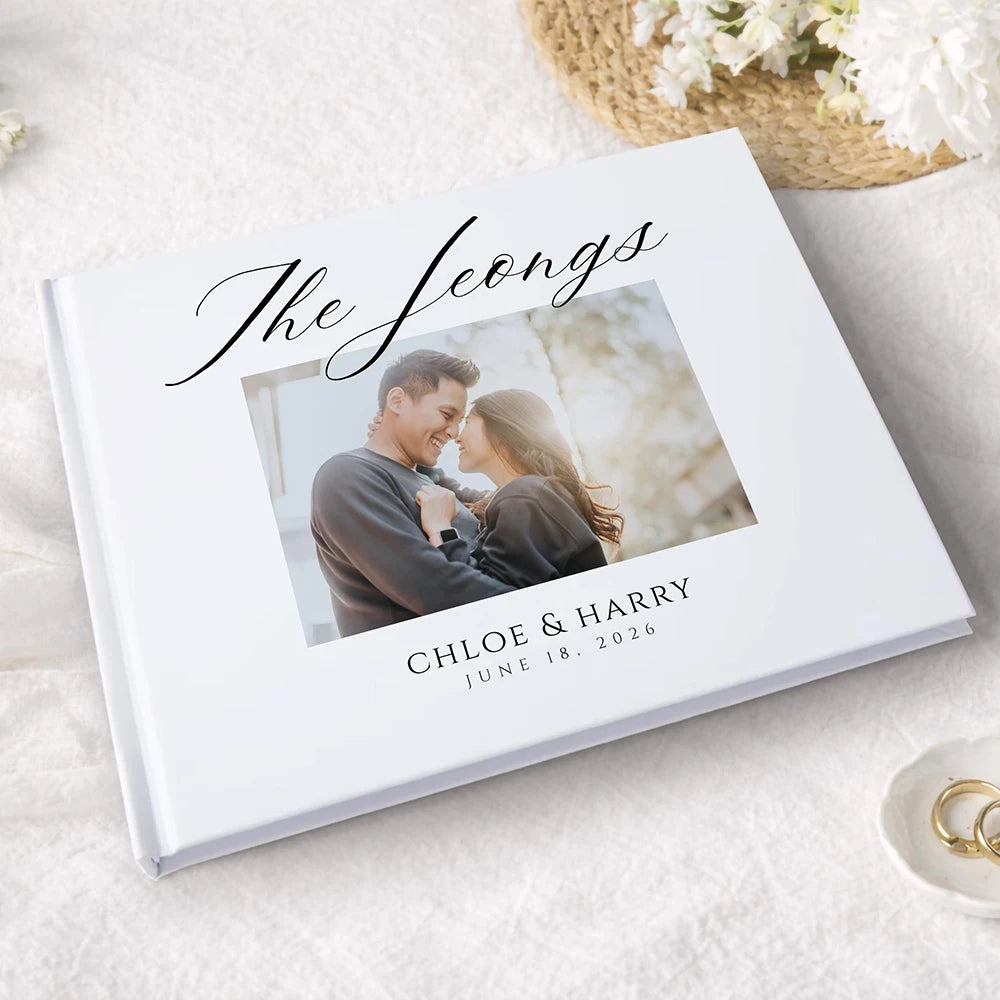 Livre d'or mariage album photo personnalisé — vue 7