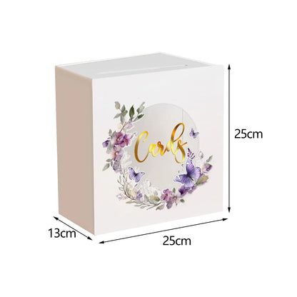 Urne mariage acrylique moderne à enveloppes — Modèle B n°5