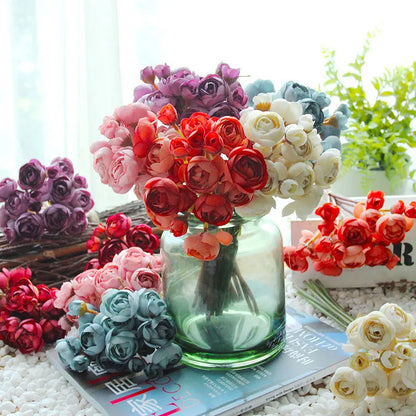 Bouquet de mariée 24 roses artificielles — vue 4