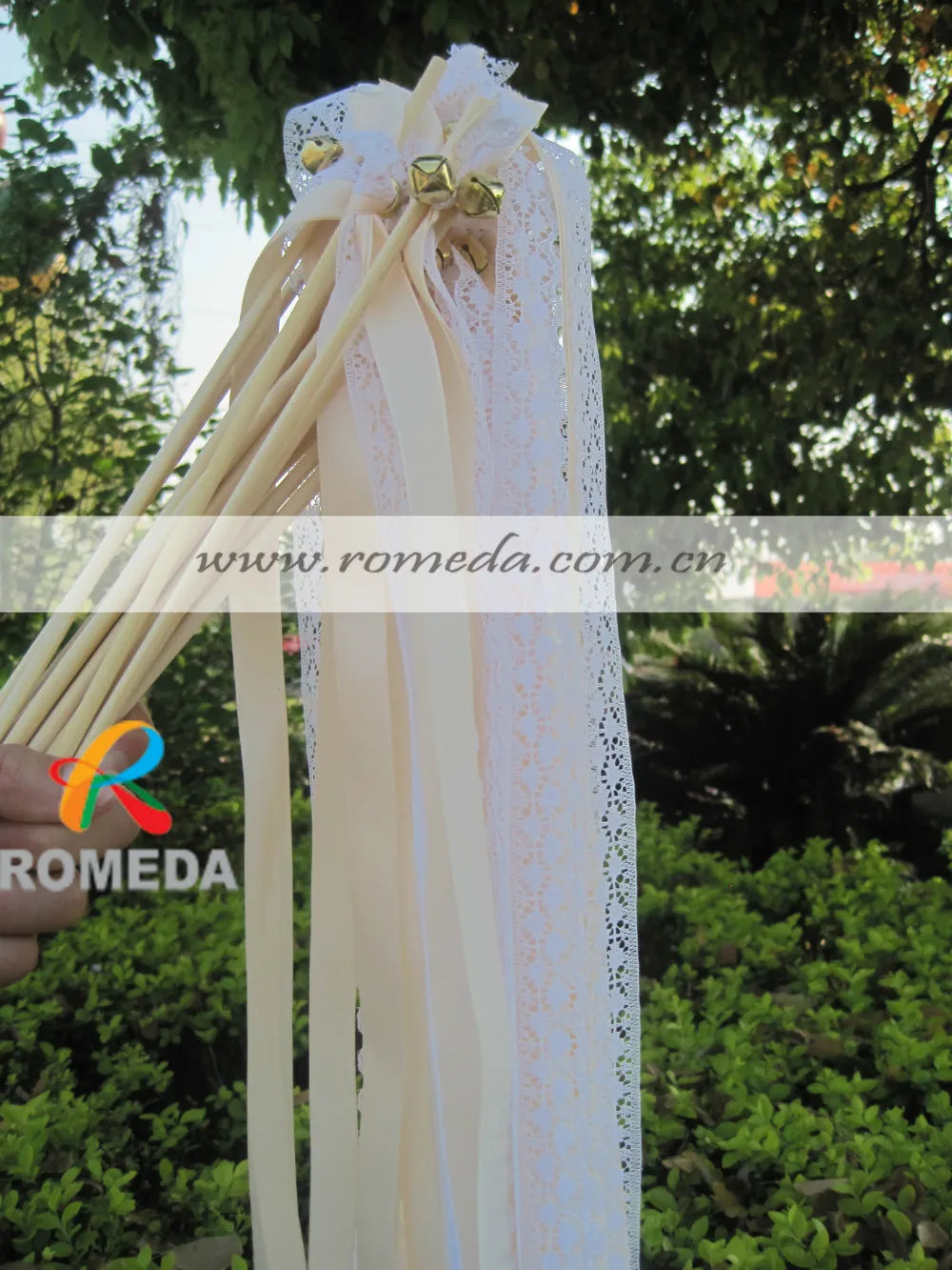 Rubans de sortie mariage avec clochettes