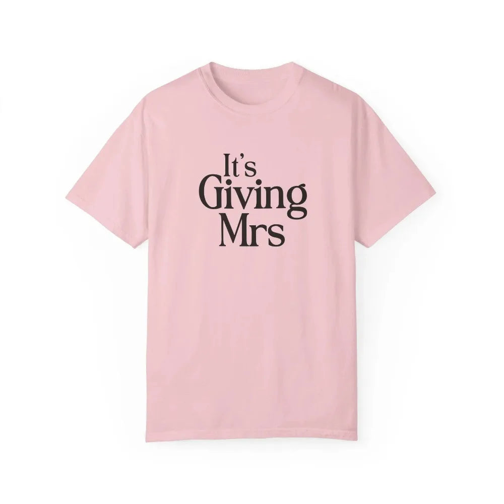 T-shirt EVJF It's Giving Mrs