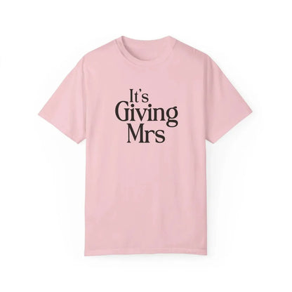 T-shirt EVJF It's Giving Mrs