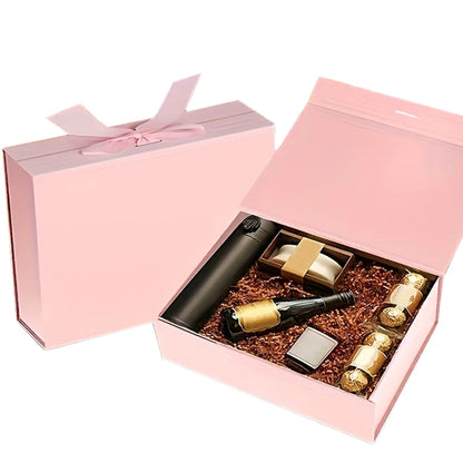 Coffret Cadeau Mariage Magnétique avec Ruban