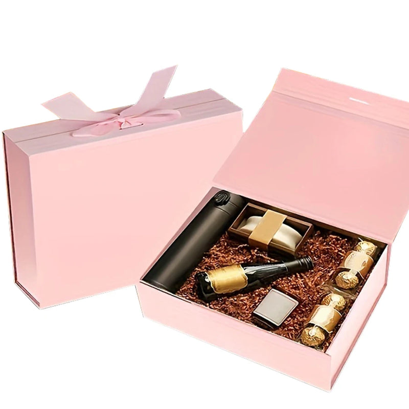 Coffret Cadeau Mariage Magnétique avec Ruban — vue 5