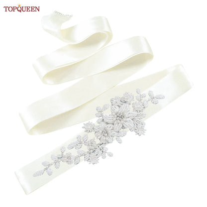 Ceinture robe de mariée perles strass