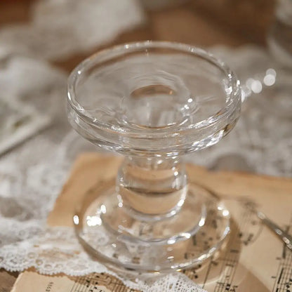 Bougeoir Mariage Verre Rétro Transparent — vue 7
