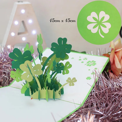 Carte Pop-Up 3D Fleurs et Mariage