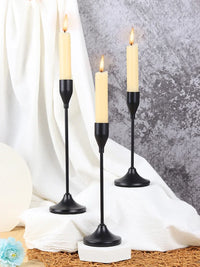 Bougeoir mariage lot de 3 chandeliers hauteurs graduées — vue 3