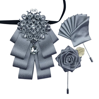 Nœud papillon mariage bijou et pochette — vue 6