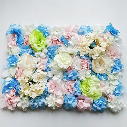 Mur de Roses Artificielles Mariage — vue 22