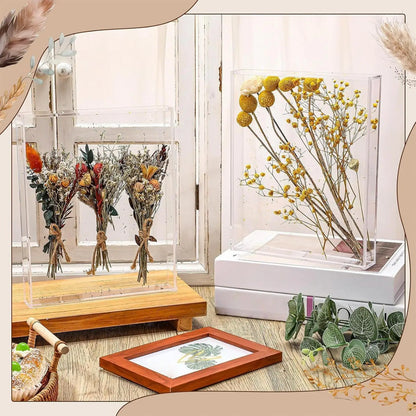Vitrine Acrylique Souvenir Fleurs Séchées