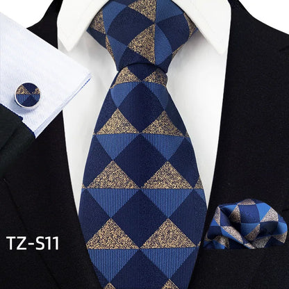Cravate Mariage Homme et Pochette Assortie